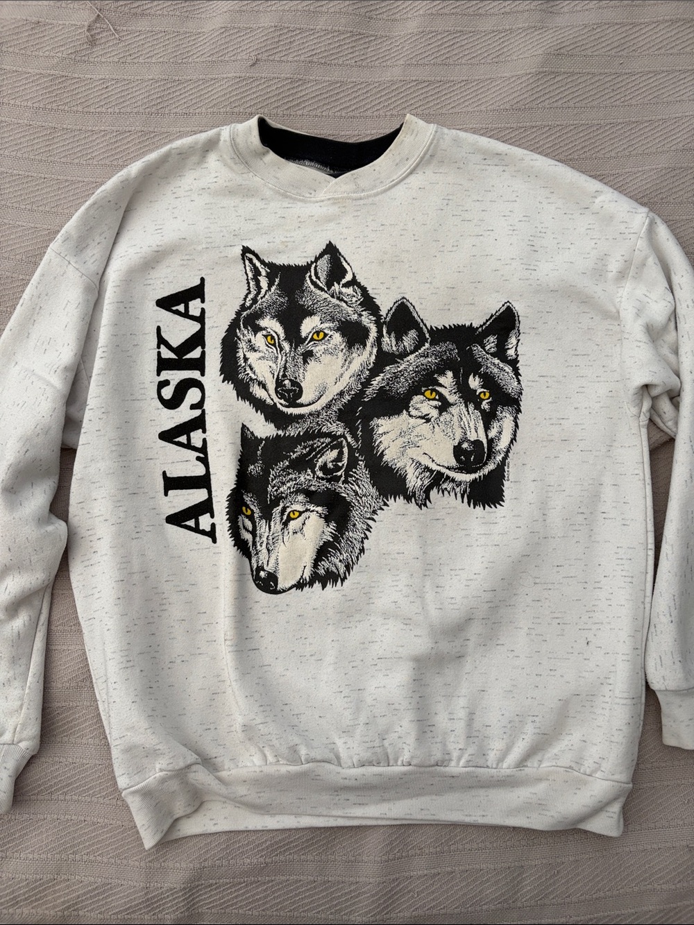 Vintage Alaskan Wolf Crewneck Sweatshirt – Made in USA